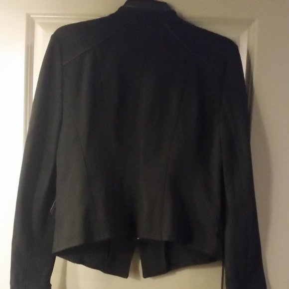 White House Black Market Black Jacket sz10 - Picture 2 of 3